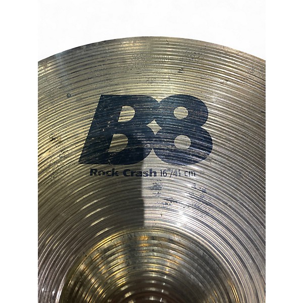 Used SABIAN 16in B8 Rock Crash Cymbal