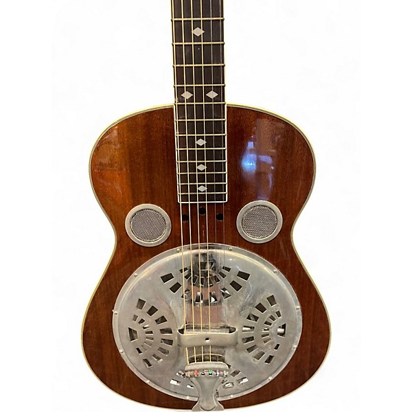 Used Johnson Delta Blues Squareneck Dobro Natural Resonator Guitar
