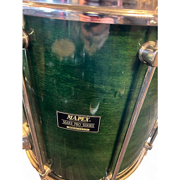 Used Mapex 4 Piece Mars Pro 4 Piece Kit Emerald Green Drum Kit