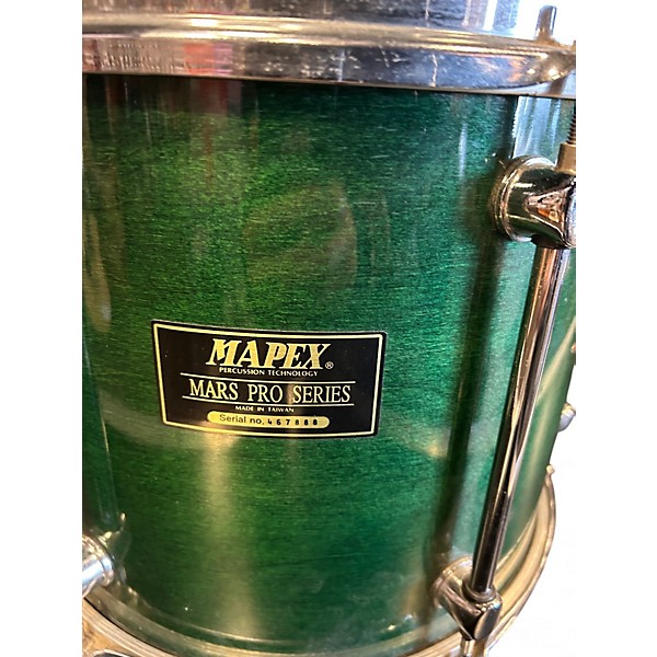 Used Mapex 4 Piece Mars Pro 4 Piece Kit Emerald Green Drum Kit