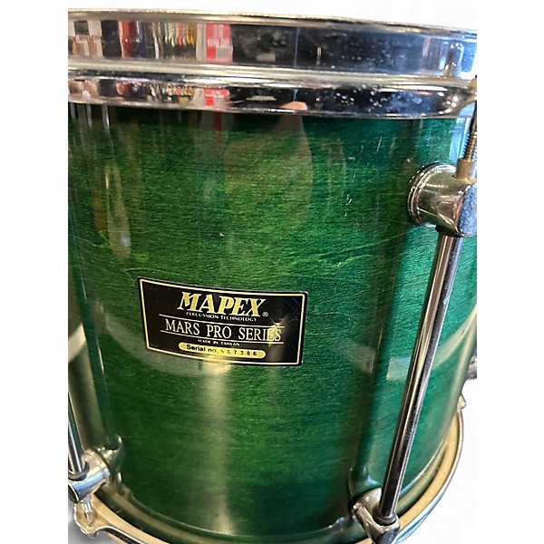 Used Mapex 4 Piece Mars Pro 4 Piece Kit Emerald Green Drum Kit