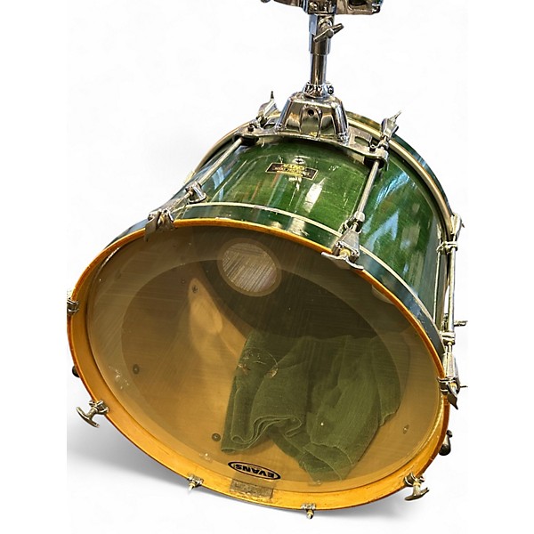 Used Mapex 4 Piece Mars Pro 4 Piece Kit Emerald Green Drum Kit