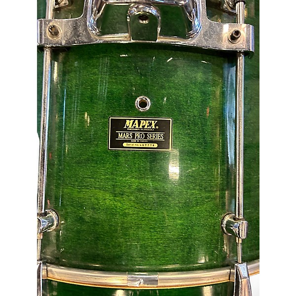 Used Mapex 4 Piece Mars Pro 4 Piece Kit Emerald Green Drum Kit