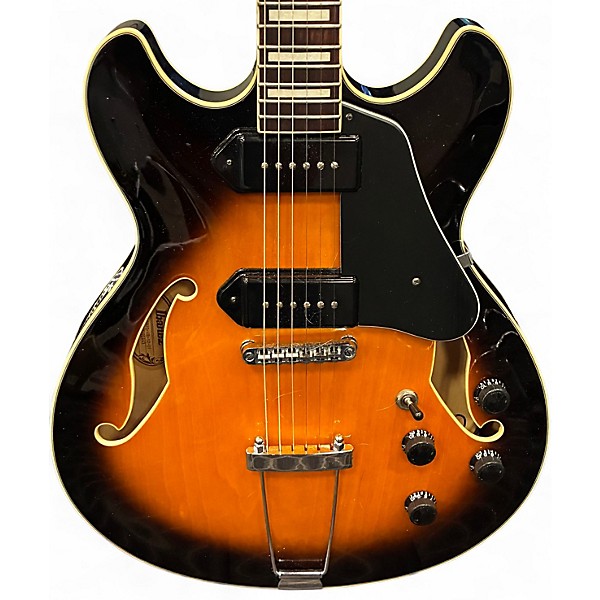 Used Ibanez ASR70 Violin Burst Hollow Body Electric Guitar