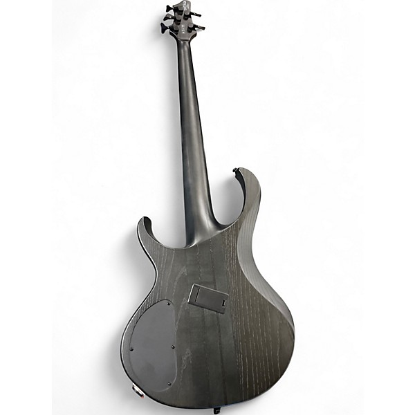 Used Ibanez BTB805MS Transparent Gray Flat Electric Bass Guitar