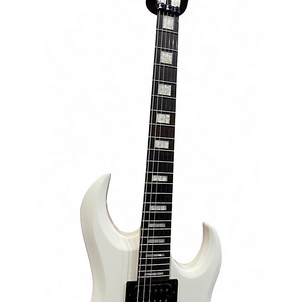 Used Dean MAB3 Michael Angelo Batio Signature Olympic White Solid Body Electric Guitar