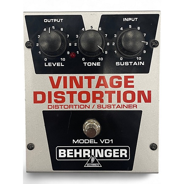 Used Behringer Model VD1 vintage distortion  Effect Pedal