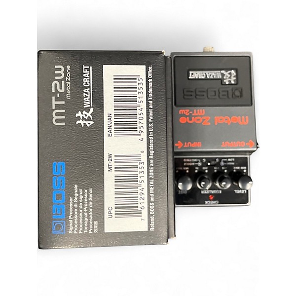 Used BOSS MT2W Metal Zone Waza Craft Effect Pedal