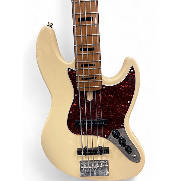 Used Sire Marcus Miller V5 Vintage White Electric Bass Guitar