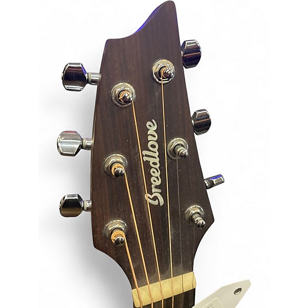 Used Breedlove Discovery Concert Cutaway Natural Acoustic Electric Guitar