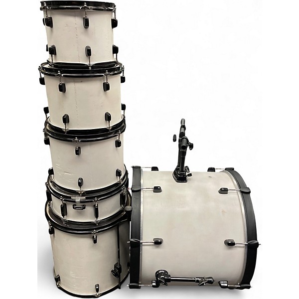 Used Pearl 6 Piece Forum Classic White Drum Kit