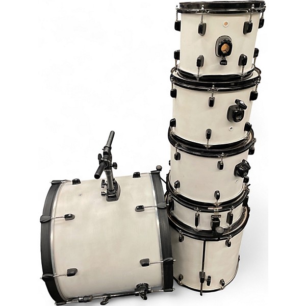 Used Pearl 6 Piece Forum Classic White Drum Kit