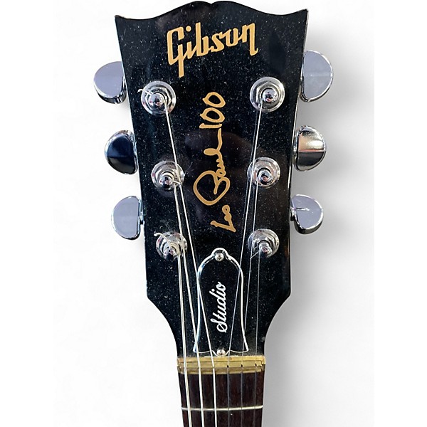 Used Gibson Les Paul 100 Manhattan Midnight Solid Body Electric Guitar