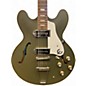 Used Epiphone Casino Worn Hollowbody Olive Drab Hollow Body Electric Guitar