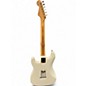 Used 2005 Fender Deluxe Players Stratocaster Vintage White Solid Body Electric Guitar