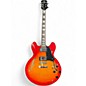 Used Teton S1533BICS Cherry Sunburst Hollow Body Electric Guitar thumbnail
