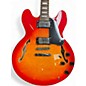 Used Teton S1533BICS Cherry Sunburst Hollow Body Electric Guitar