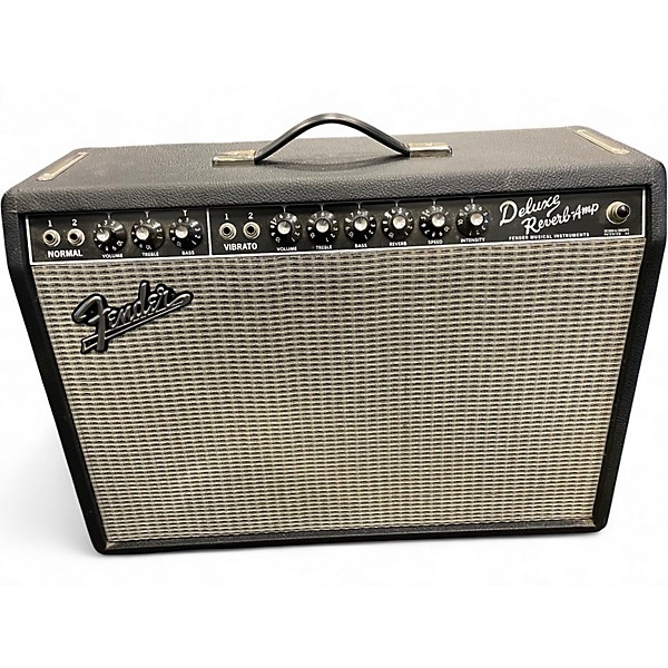 Used Fender Deluxe Reverb 22W 1x12 Tube Guitar Combo Amp