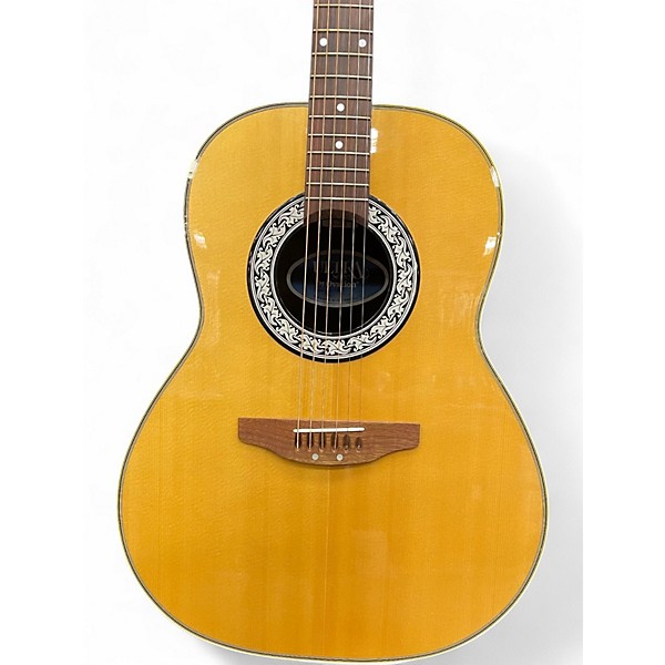 Used Ovation Ultra Series 1312 Natural Acoustic Guitar