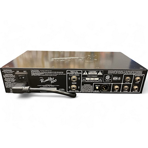 Used Fender RUMBLE 500 Bass Amp Head