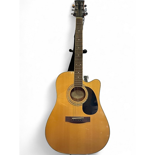 Used Mitchell MD100SCE Natural Acoustic Electric Guitar