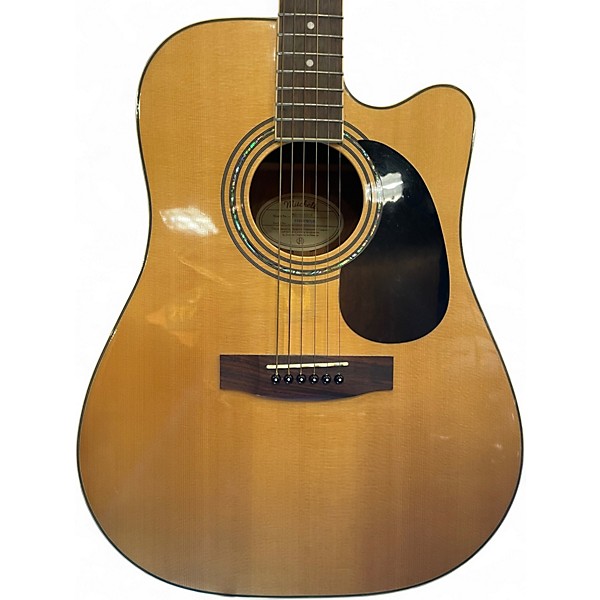 Used Mitchell MD100SCE Natural Acoustic Electric Guitar
