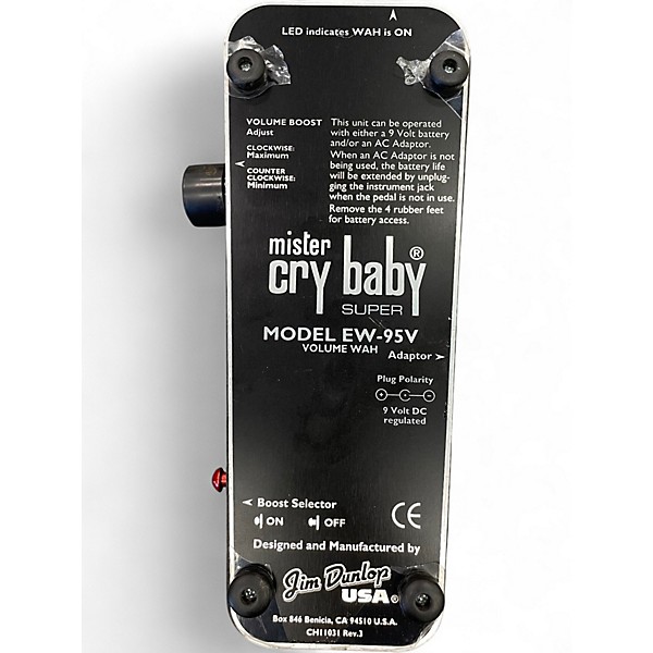 Used Dunlop Mister Crybaby Super Effect Pedal