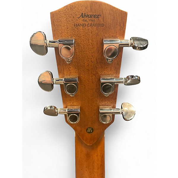 Used Alvarez AF30CE Natural Acoustic Electric Guitar