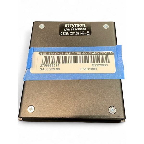 Used Strymon Flint Tremolo and Reverb Effect Pedal