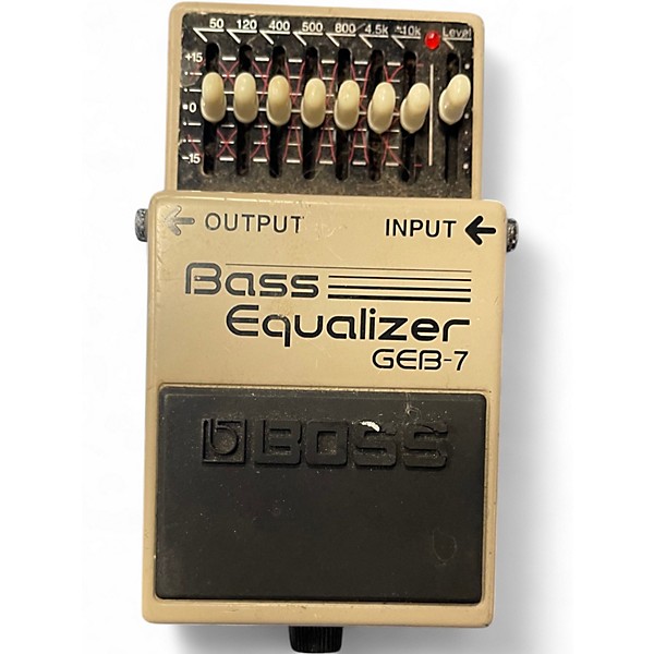 Used BOSS GEB7 7 Band Bass Equalizer Bass Effect Pedal