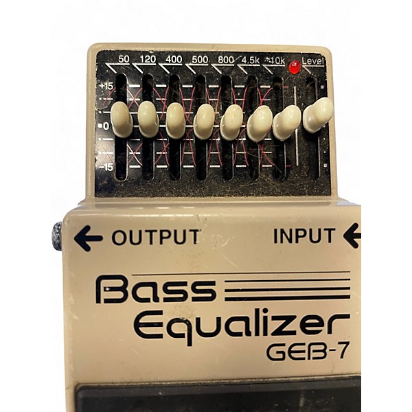 Used BOSS GEB7 7 Band Bass Equalizer Bass Effect Pedal