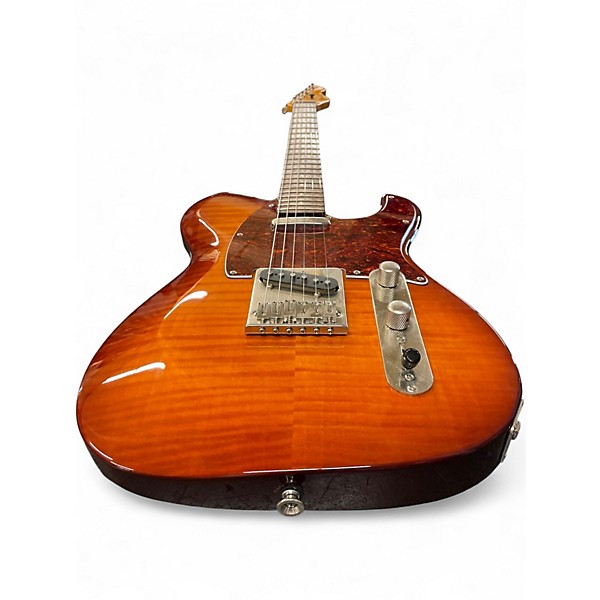 Used Dellatera DEAN ZELINSKY Tobacco Burst Solid Body Electric Guitar