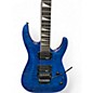 Used Jackson JS32Q Dinky Blue Quilt Solid Body Electric Guitar