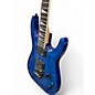 Used Jackson JS32Q Dinky Blue Quilt Solid Body Electric Guitar