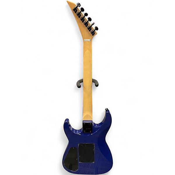 Used Jackson JS32Q Dinky Blue Quilt Solid Body Electric Guitar
