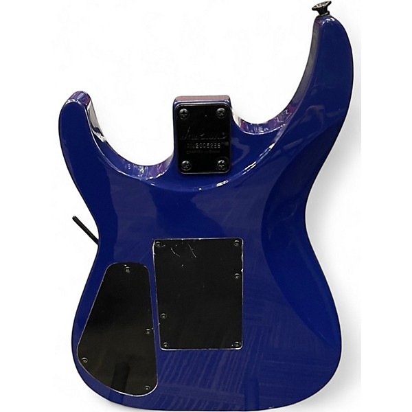 Used Jackson JS32Q Dinky Blue Quilt Solid Body Electric Guitar