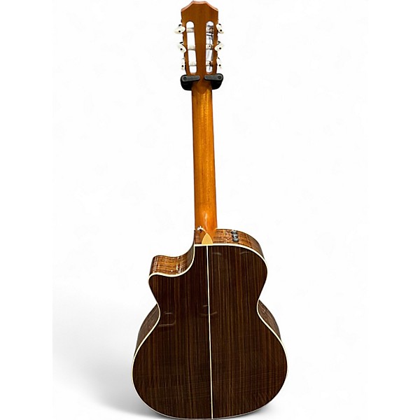 Used Taylor 814CE NYLON Natural Classical Acoustic Electric Guitar