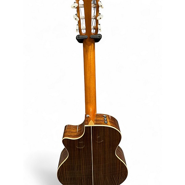 Used Taylor 814CE NYLON Natural Classical Acoustic Electric Guitar