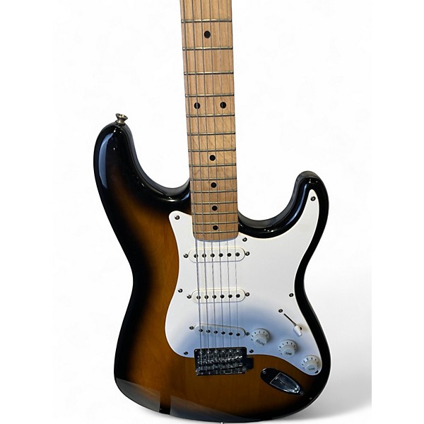 Used Squier Affinity Stratocaster 2 Color Sunburst Solid Body Electric Guitar