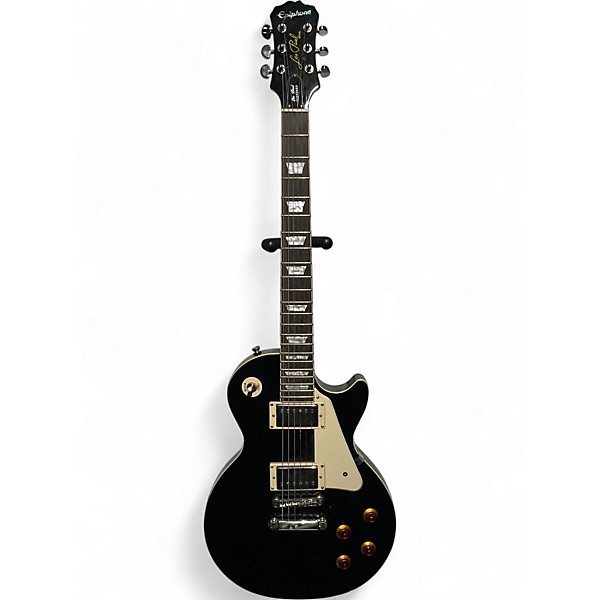 Used 2020s Epiphone Les Paul Standard Ebony Solid Body Electric Guitar