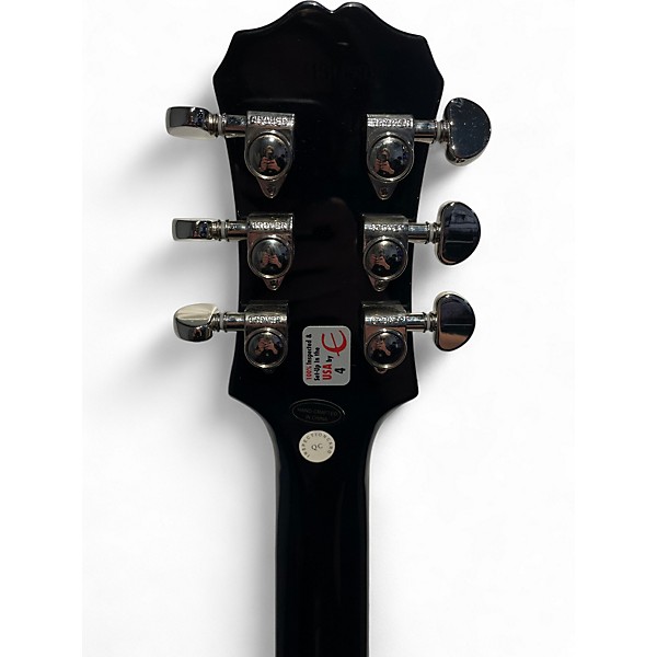 Used 2020s Epiphone Les Paul Standard Ebony Solid Body Electric Guitar