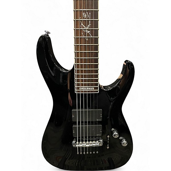 Used ESP LTD SC607B 7 String Baritone Black Solid Body Electric Guitar