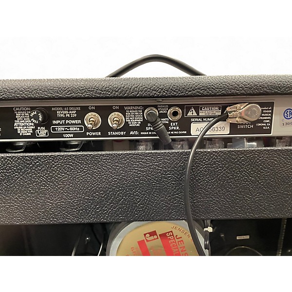 Used Fender 1965 Reissue Deluxe Reverb 22W Tube Guitar Combo Amp