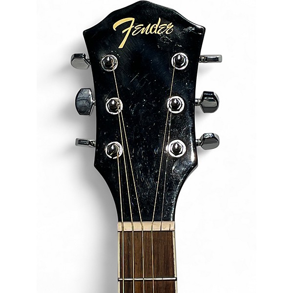 Used Fender FA135CE Concert Black Acoustic Electric Guitar