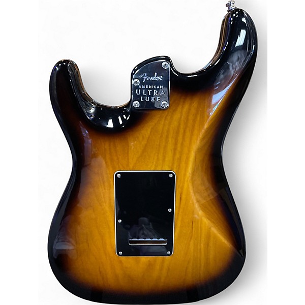 Used Fender American Ultra Luxe Stratocaster 2 Tone Sunburst Solid Body Electric Guitar