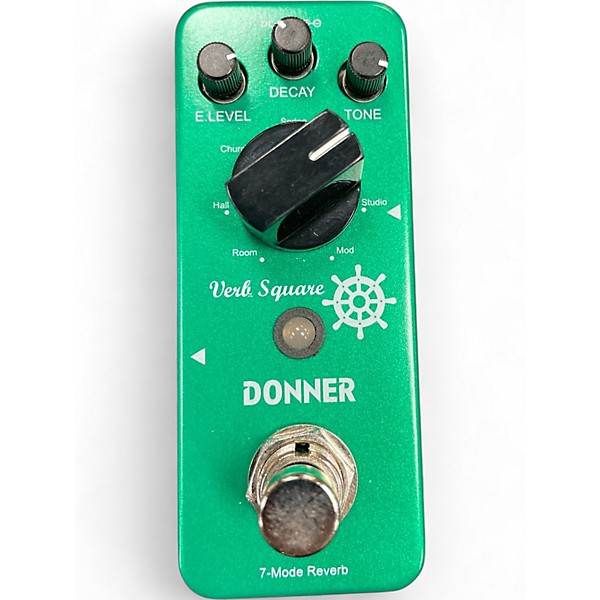 Used Donner 7 Mode Reverb Effect Pedal