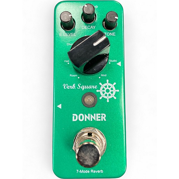 Used Donner 7 Mode Reverb Effect Pedal
