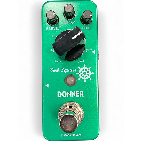 Used Donner 7 Mode Reverb Effect Pedal