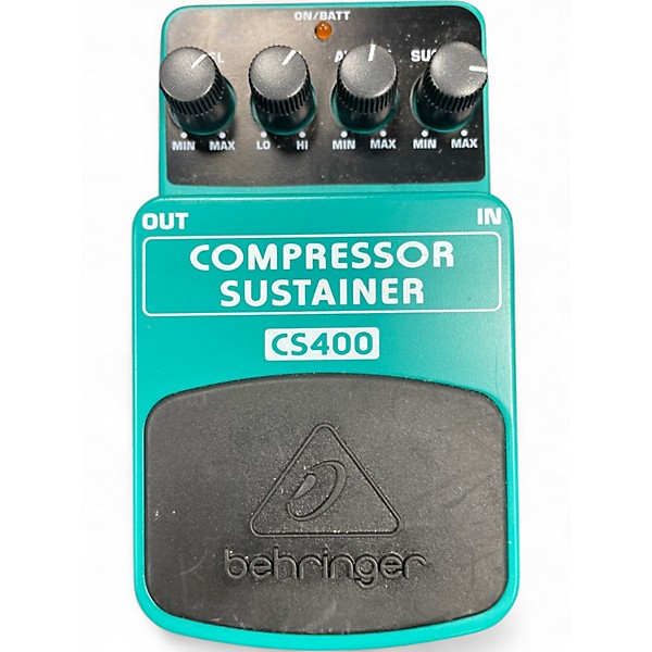 Used Behringer CS400 Compressor Sustainer Effect Pedal