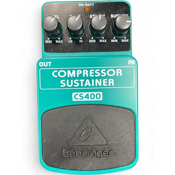 Used Behringer CS400 Compressor Sustainer Effect Pedal